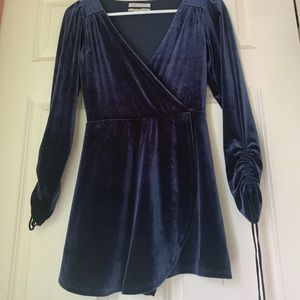Urban outfitters velvet romper